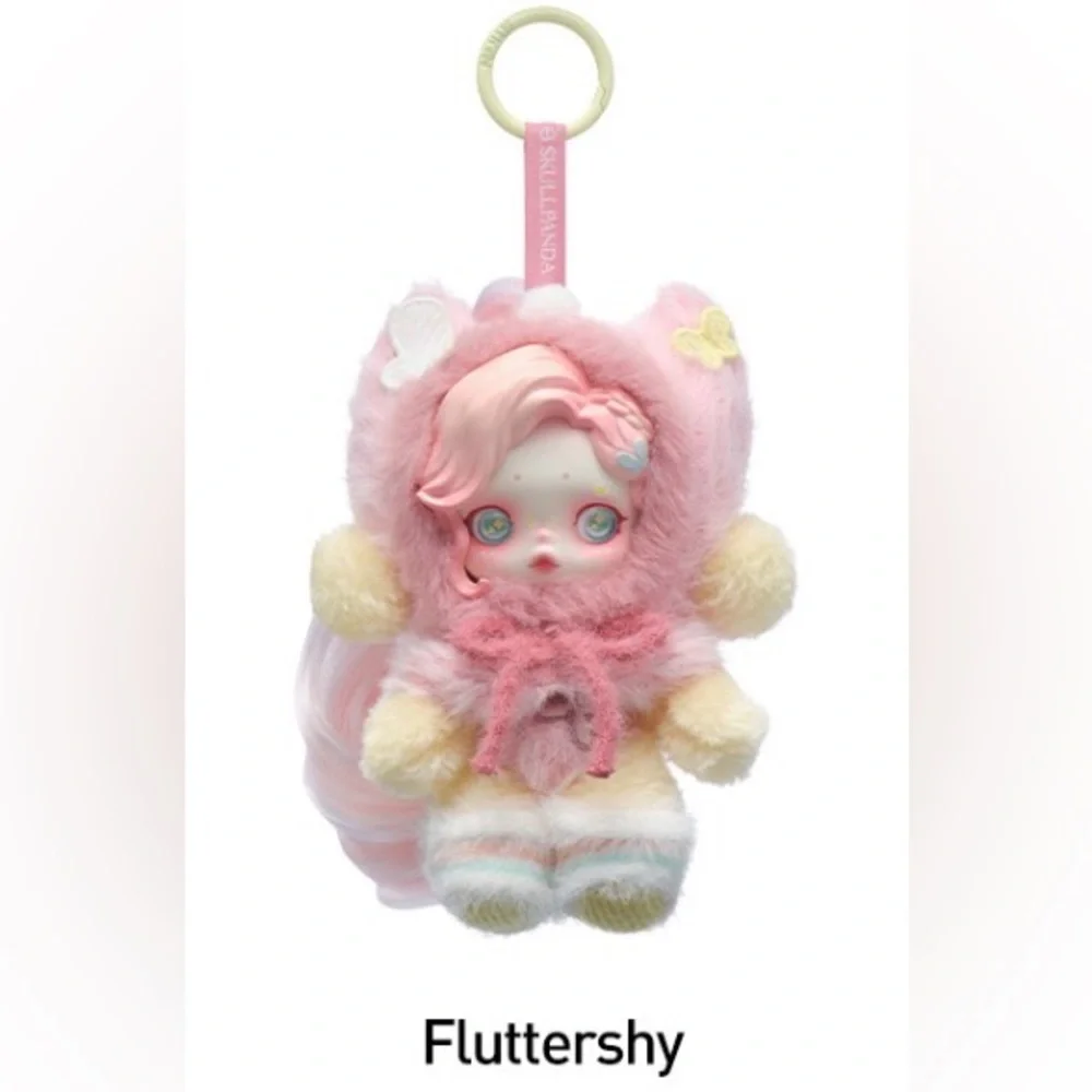 POP MART SKULLPANDA My Little Pony Plush Pendant - Fluttershy - Picture 2 of 5